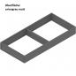 Preview: AMBIA-LINE Rahmen, für LEGRABOX/MERIVOBOX Schubkasten, Stahl, NL=450 mm, Breite=200 mm, ZC7S450RS2